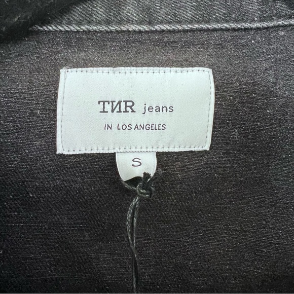 NWT TNR Black Denim Jacket size Small - Picture 3 of 11